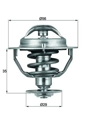 Termostat 82°C 03-Corolla-Yaris-Avensis-Auris 1.4-2.0 D-4D