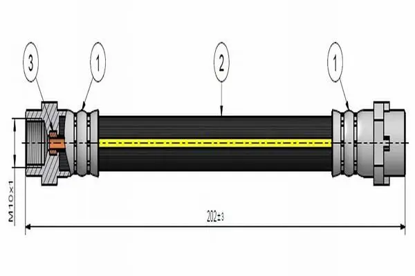 Fren Hortumu Arka 04-11 3-Seri (E90-E91-E92-E93)