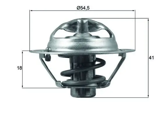 Termostat 82°C 16-Megane.IV 1.6 16V