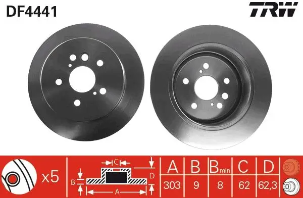 Disk Arka 01-Rav.4 1.8-2.0
