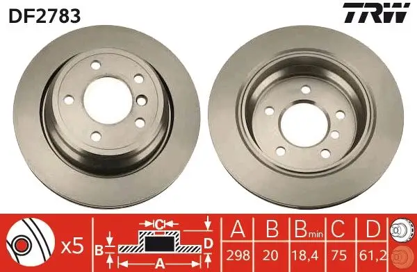BMW E39 Arka Disk Takım Havalı 34216767060