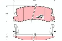 Balata Fren Arka-(Toyota: Camry 86-99)