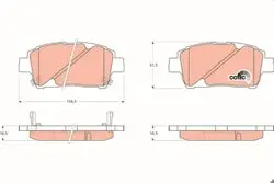 Ön Fren Balatası Toyota Yaris 2002-2006 Corolla Verso Vvt-I 2001-