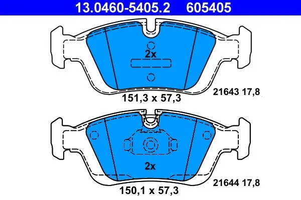 Fren Balatası Ön BMW E46 E36 91 > 05