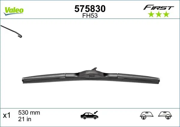 Silecek Süpürgesı Ön 530 mm