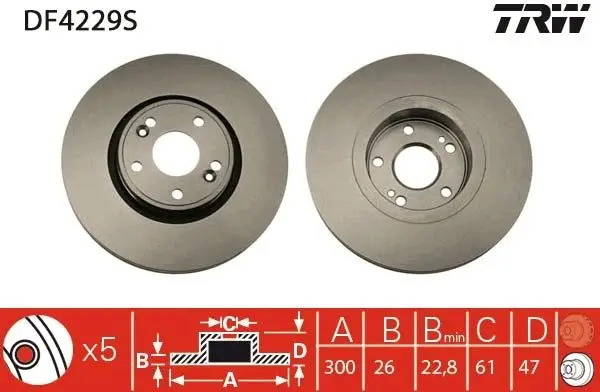 Fren Diski Ön Laguna II 01 > Kutu Tek Fiyat Takım Havalı 300mm 5 Bijon