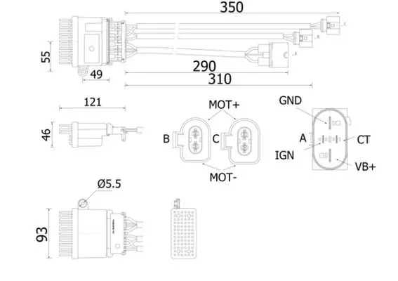 / Fan Kontrol Ünitesi-600W Audi A4 08-16 A6 11-18 Q5 13-17