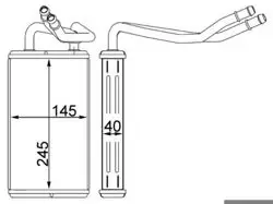 Kalorifer Radyatörü Klimalı / Yc1h 18B539 Bb