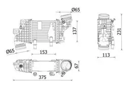 / Intercooler VW Cratfter Tranporter
