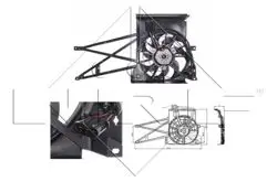 Klima Fan Motoru Davlumbazlı Opel Vectra B X16XEL X18XE X20XEV X25XE 1996-2002