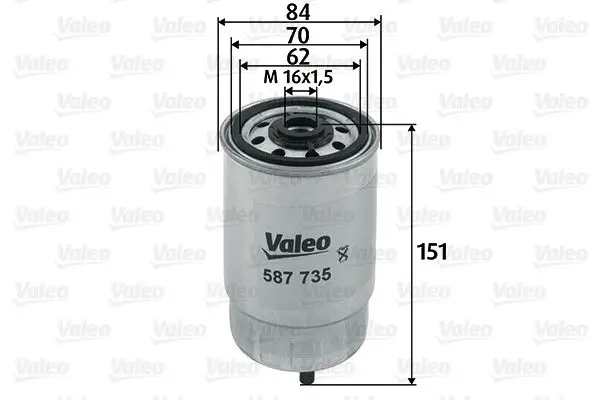 Filtre Mazot (Geniş Delik)-(Hyundai Accent-Era 06 / 11 / Getz 06 / 10 / i30 12 / Ix20 12 / Ix35 10 / Santafe 06 / 10 / Sonata 05 / 11 / I40 1