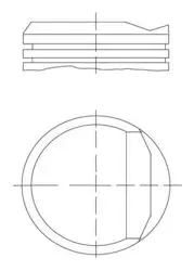 Ford / Motor Piston Segman (76,50mm) / (0,50 Farklı) Escort Clx Fiesta Orıon Mondeo Zh16 1.6 Ztech E Ghıa /