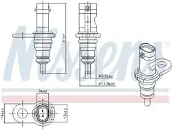 Sıcaklık Sensörü VW Golf 20-Passat 15-Seat Leon 20-Audi A3 20-A4 16-A6 19 -
