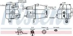 Radyatör Yedek Su Deposu (Fiat Ducato 2.0 2.2 2.3 3.0 JTD Citroen Jumper 2.2 3.0 HDI Peugeot Boxer 2.2 3.0 HDI)