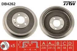 Fren Kampana Arka 230-5 Skoda Octavia 97-11 Roomster 06-15