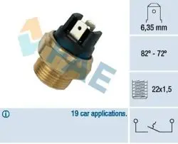 Fan Müşürü (82 / 72°) M131 R9 R11 P204 P304 P504 P505 J9 Fişli
