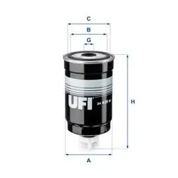 Filtre Mazot-(Hyundai Accent 03 / 06 Admıre / Getz 02 / 1.5 CRDI)
