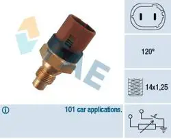 Hararet Müşürü R19 R21 R9 Ym 2 Fişli Clio 1.2 / 1.4 / 1.6 / 1.9 Kangoo Megane Scenic (E7j K7m)