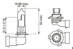 Ampül Eco Hb3 9005 12 V 60W (Far Ampulu Soketlı)