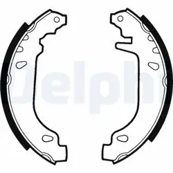 Pabuclu Balata (180X42 mm) Renault R11 R19 R21 Manager Twingo Clio I 90-98