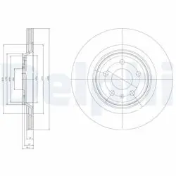 Fren Diski Arka (5D 330mm) A4 A5 Q5 07-(Tekli)