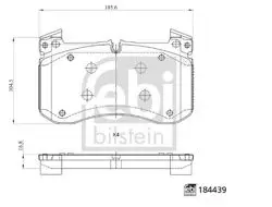M.Benz W463-Gle Amg Ön Fren Balatası A0004204603