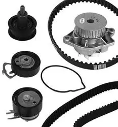 Triger Seti + Devirdaim (VW Golf 03-06 Polo 00-14 Seat Ibiza 99-15 Leon 02-06 Skoda Fabia 00-08) Azv-Bcb-Ahw-Aua-Bky-Bby-Bbz-Bxw-Cggb Dıs Sayısı 1: 130 Dıs Sayısı 2: 58 Genıslık 1:20 mm Genıslık2:17 mm Contı Kayış