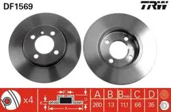 Fren Diski Ön (4D 260mm) E30 3 Serisi 82-97