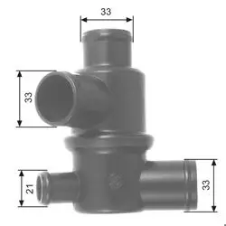 Termostat 87°C Samara