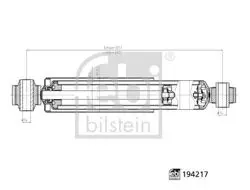 Amortisör Arka Master III 2.3 DCI