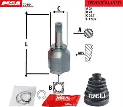 Aks Kafası İç Sol Kovan (Fiat: Linea 1.3 JTD 05-)