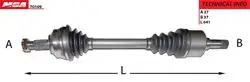 Aks Komple Mıllı Sol Abssız (Fiat: Scudo Peugeot: Expert-806 Citroen: Jumpy 1.9Td)