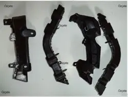 Arka Tampon Bağlantı Braket Takımı (Dörtlü) Peugeot P301