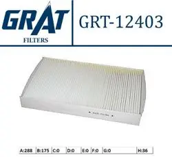 Kabin Filtresi Kanatsız (Peugeot: 307-308 / Citroen: C2-C3-C4)