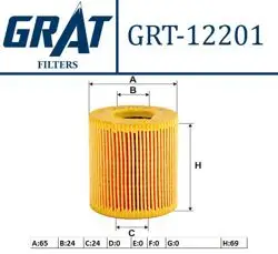 Yağ Filtresi (Kagıt F.) (Ford: Transit V347 06-Custom 2.2 TDCI 12 -) (Peugeot: Fiat: Fiorino 1.4 307 206 1.4 16V Et3j4 206 1.6 16V 04- / 207 1.4 16V Et3j4 307 1.6 16V 04 -) Yağ Filtresi (Mini N12-14 Freelander 2.2 Td4)
