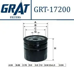 Yağ Filtresi (Ford: Connect 1.8 TDCI 02-Transit 15 92-00 Focus 1.8 TDCI 98-05)