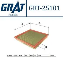 Hava Filtresi Küçük Tip (Astra J 1.3-1.4-1.5-1.6-2.0 Chevrolet Cruze 09 > 12)