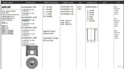 Piston 69.60 mm (0.40) Opel Corsa C Corsa D Combo 1.3 CDTI Fiat Doblo Albea Palio 1.3 JTD Multijet (70 Hp) Z13dt 188A8 188A9 199A2 (Euro 4) (0.20 Kısa)