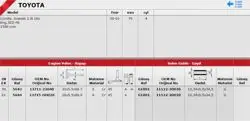 Subap Takımı Corolla 1.6 16V Enj, 2001 Corolla Vvt I (In 8 / Ex 8) (3Zz-Fe / 4Zz-Fe) Stellıtlı Lpglı