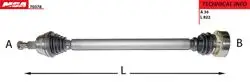 Aks Komple Sağ-(VW: Golf IV / Bora / Seat: Toledo / Skoda: Octavia 1.9 Agr)