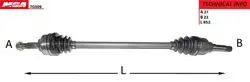 Aks Sağ (Citroen: C3 1.4Hdı 8V 70Hp Ma Sanz)