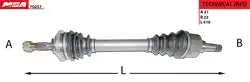 Aks Sol (Peugeot: 206 1.4 ABS Li 48D (702033 Solu)