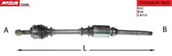 Aks Sağ ABS Li 48D (Peugeot: 106Gtı Citroen: Saxo Vts 1.6 99 -)