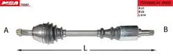 Aks Sol (Peugeot: 306 1.4 1.1)