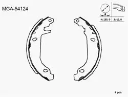 Kampana Balata (Renault: Clio R21 Manager Twingo 89-94)