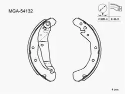 Kampana Balata Levyelı (Opel: Astra H G Zafira Combo C 95-02)