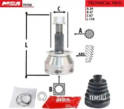 Aks Kafa Dıs-(Nissan: Navara 05 > 12 / Pathfinder 05 > 11 R51) (29×27×67)