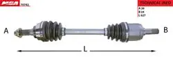 Aks Komple Sol-(Mazda: 323-Lantis 95 > 98 1.8 Otomatik)