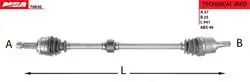 Aks Komple Sağ-(ABS Li)-(Hyundai: i30 08 > 11 1.4-1.6 Benzinli)