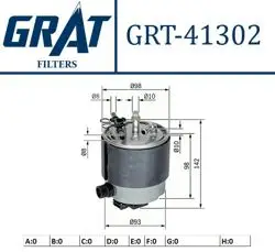 Mazot Filtresi-(Açık Tip Süngerli)-(Nissan: Qashqai 07 > 11 1.5 DCI Renault: Kaleos 2.0 DCI 4×4)